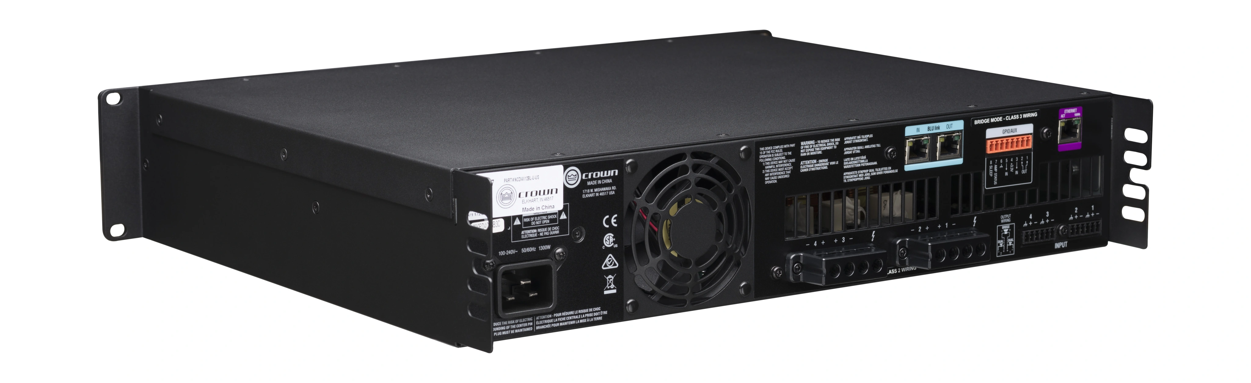 Crown CDi 4|1200BL DriveCore Amplifier with BLU link - view 8