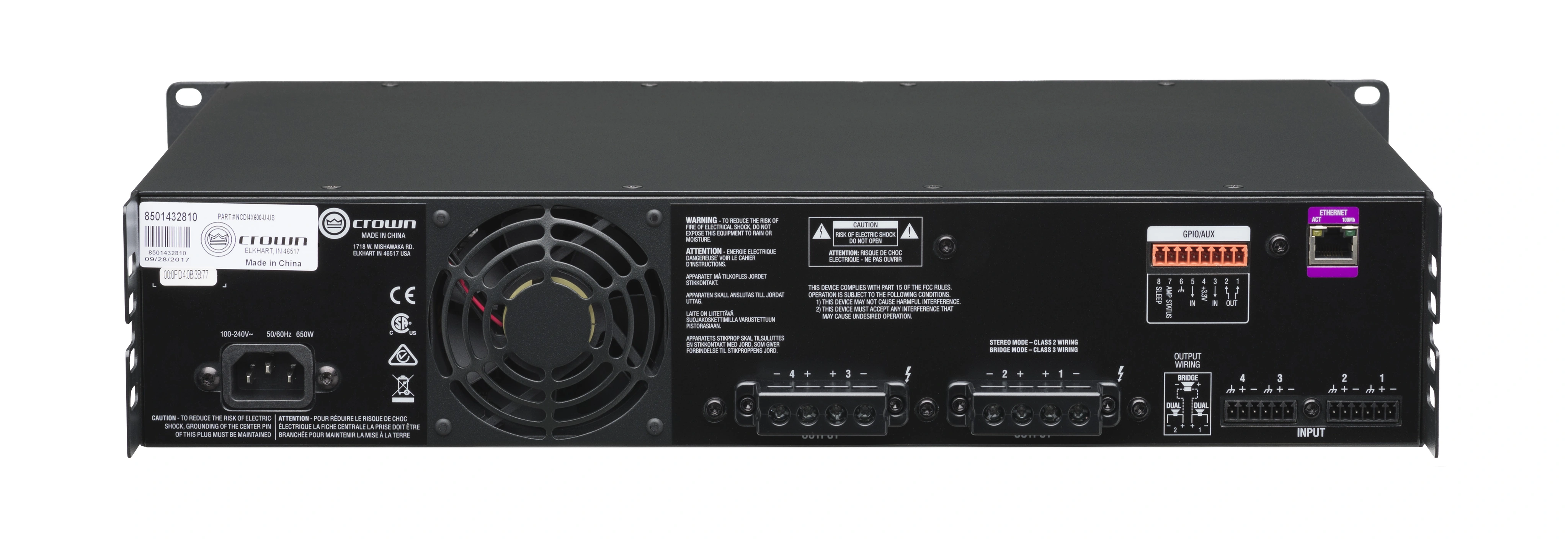 Crown CDi 4|600 DriveCore Amplifier - view 6