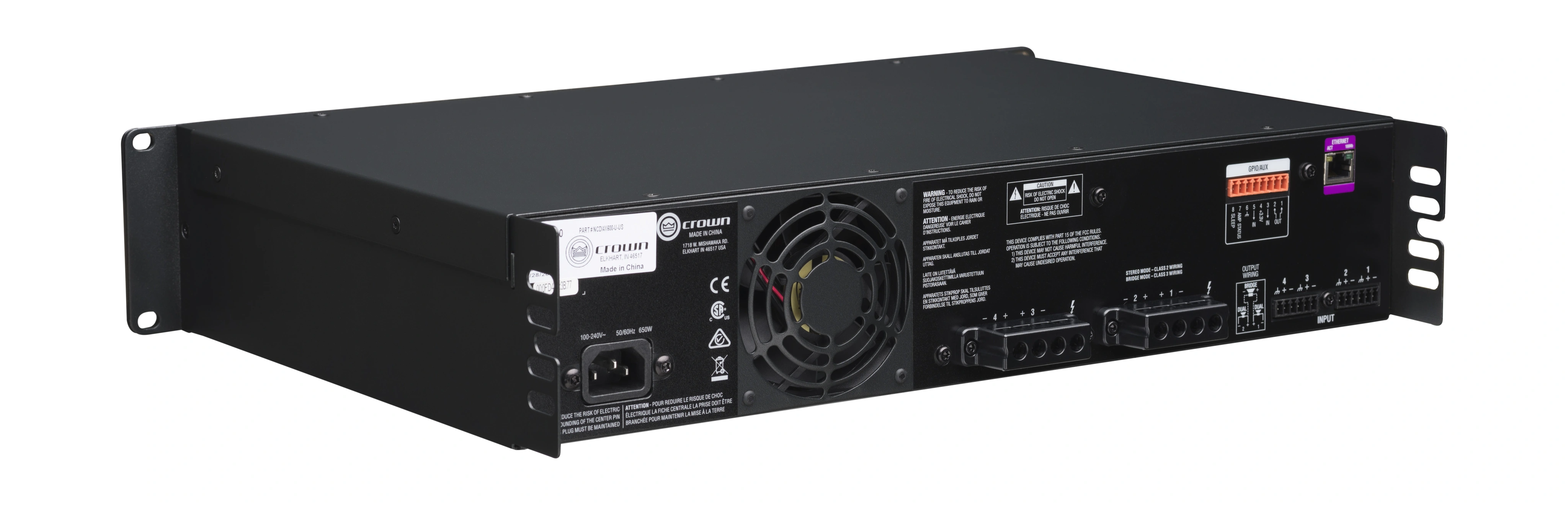 Crown CDi 4|600 DriveCore Amplifier - view 8