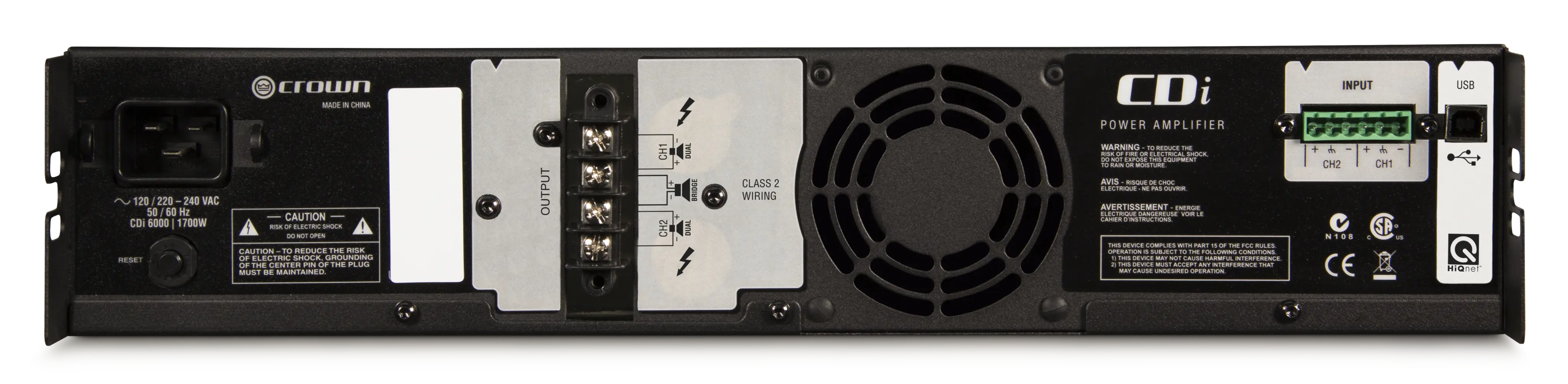 Crown CDi 6000 Install Amplifier - view 2