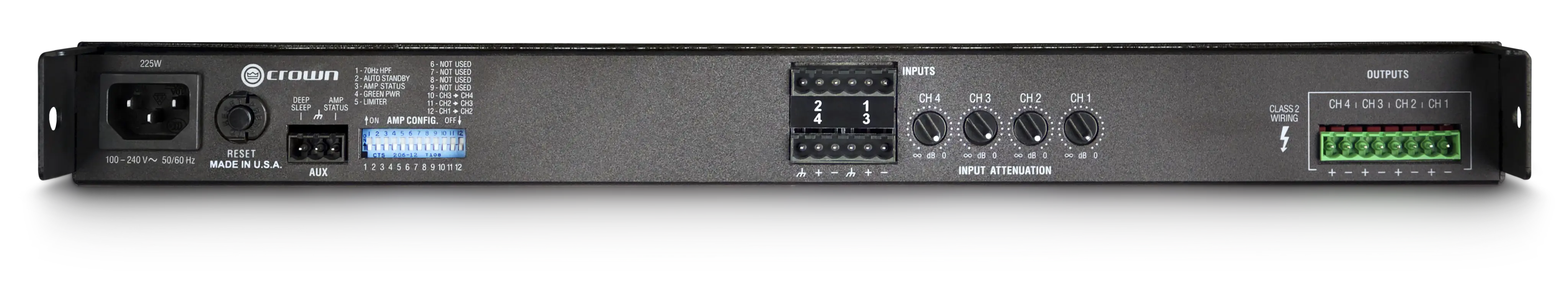 Crown CT 475 ComTech DriveCore Amplifier - view 2