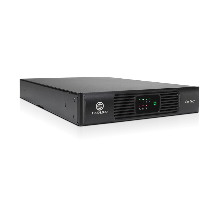 Crown CTD-4125 Four-Channel 125W Power Sharing Amplifier with DSP and Dante