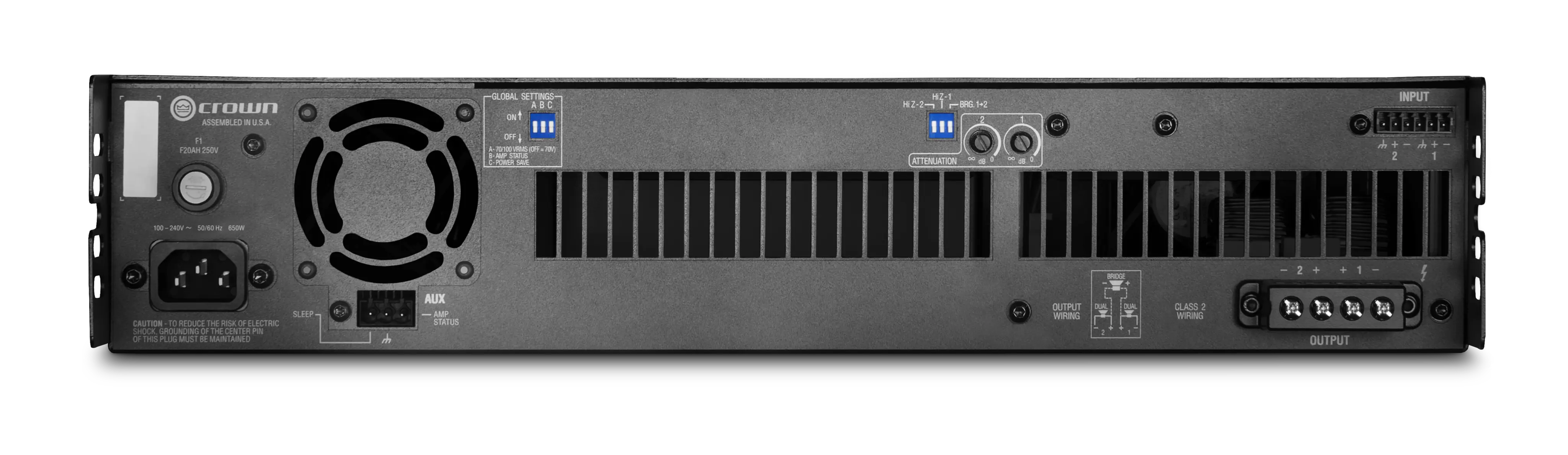 Crown DCi 2|1250 DriveCore Install Amplifier - view 2