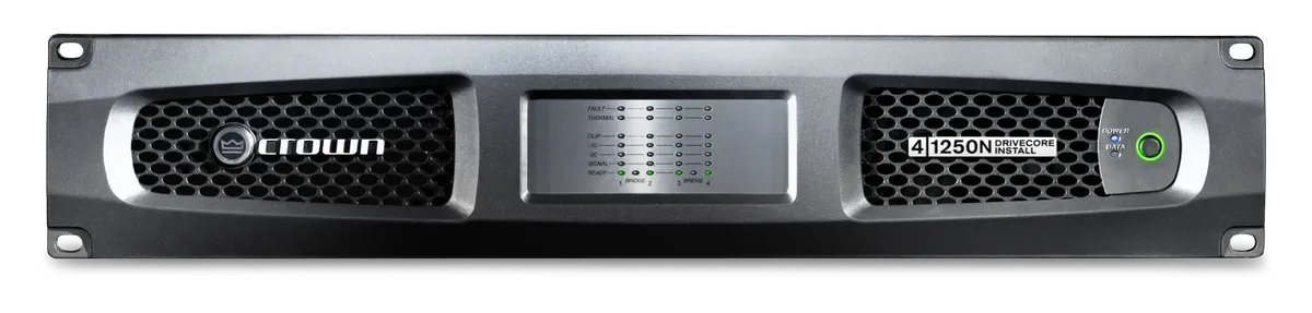 Crown DCi 4|1250N DriveCore Install Amplifier with BLU link