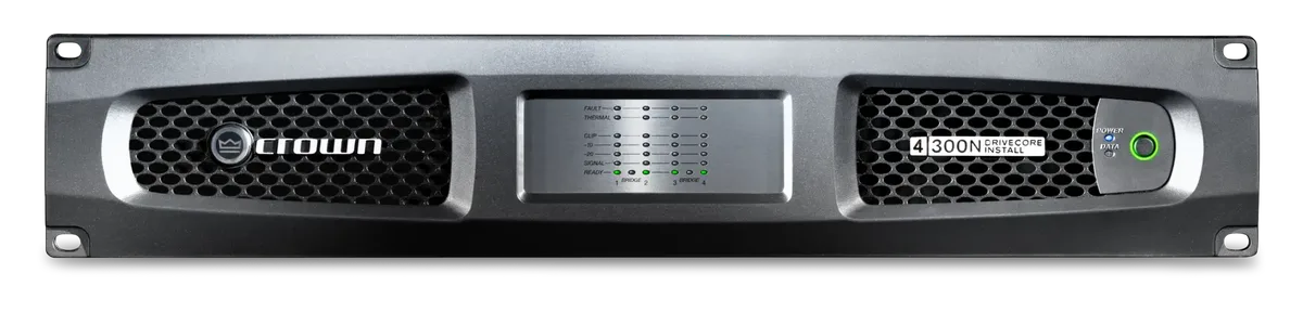 Crown DCi 4|300N DriveCore Install Amplifier with BLU link product image