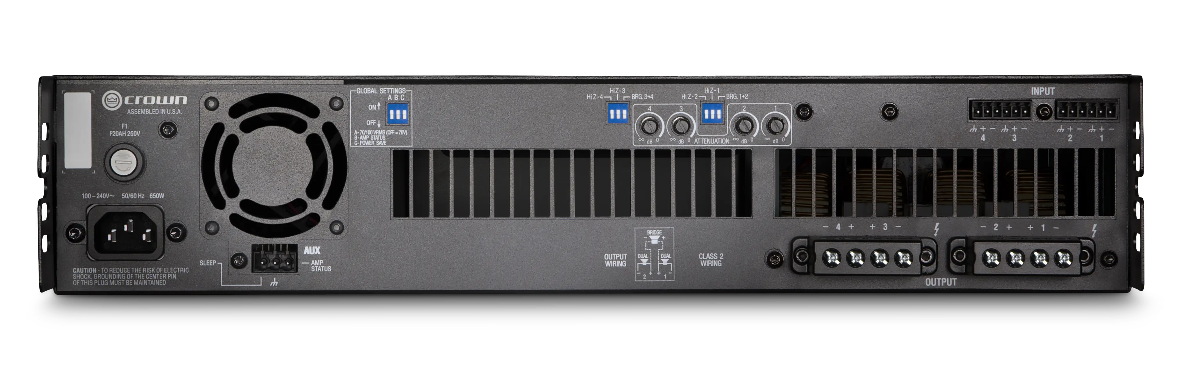 Crown DCi 4|600 DriveCore Install Amplifier - view 2