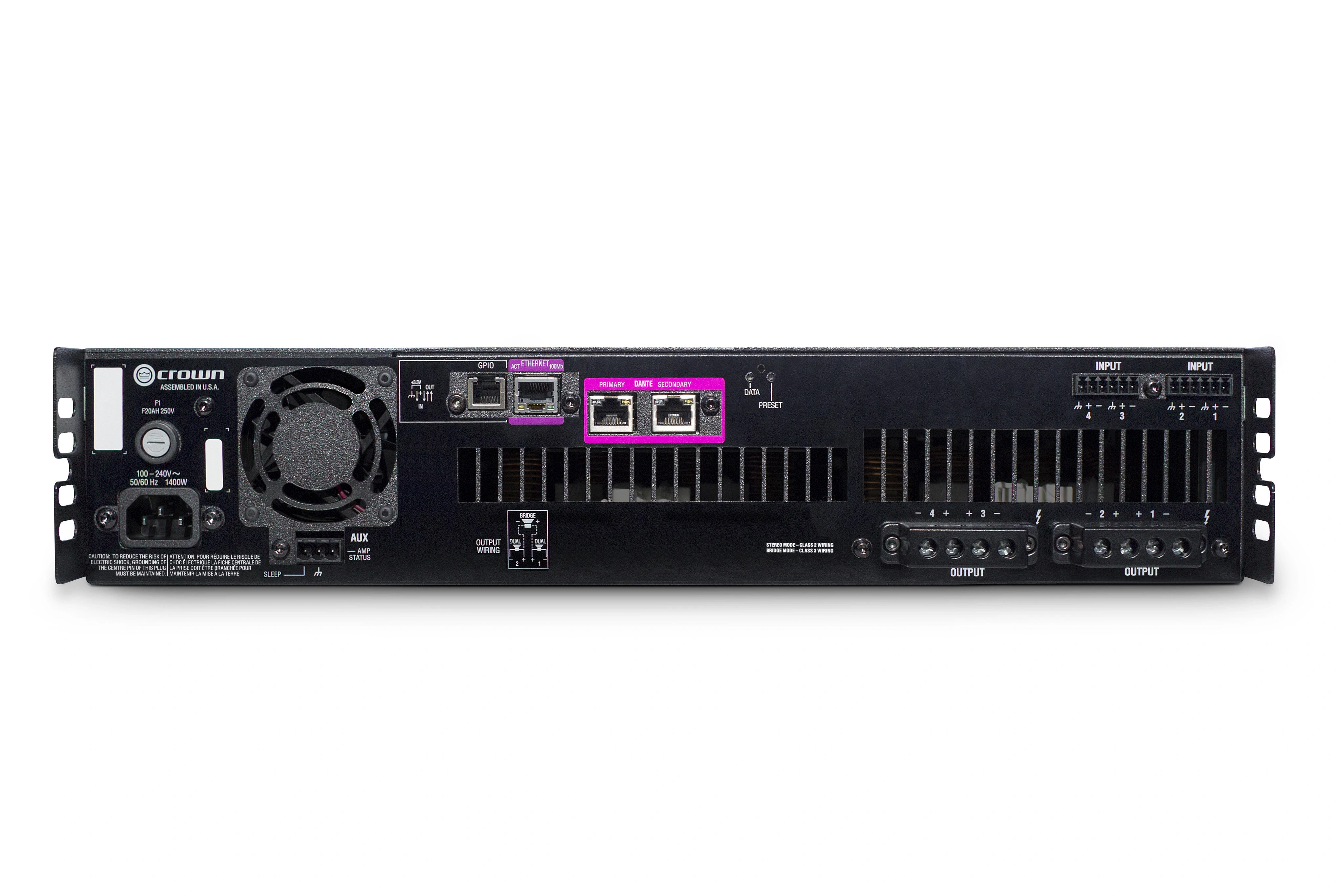 Crown DCi 4|600DA DriveCore Install Amplifier with Dante - view 2