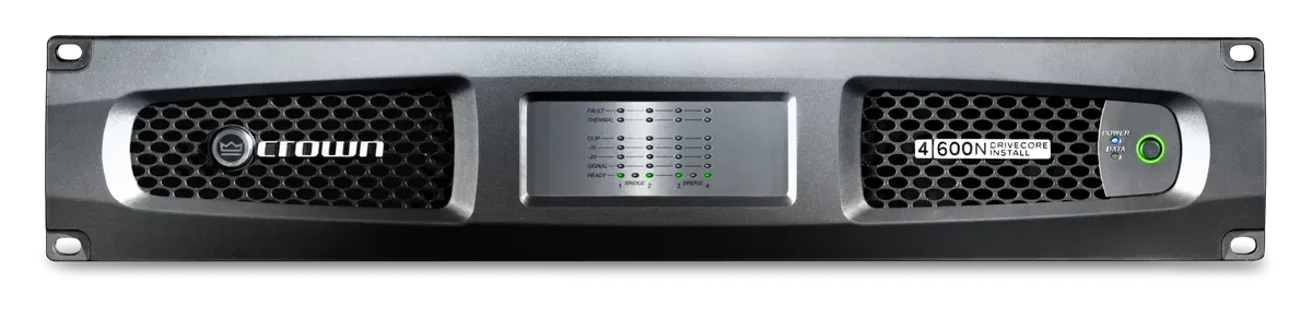 Crown DCi 4|600N DriveCore Install Amplifier with BLU link