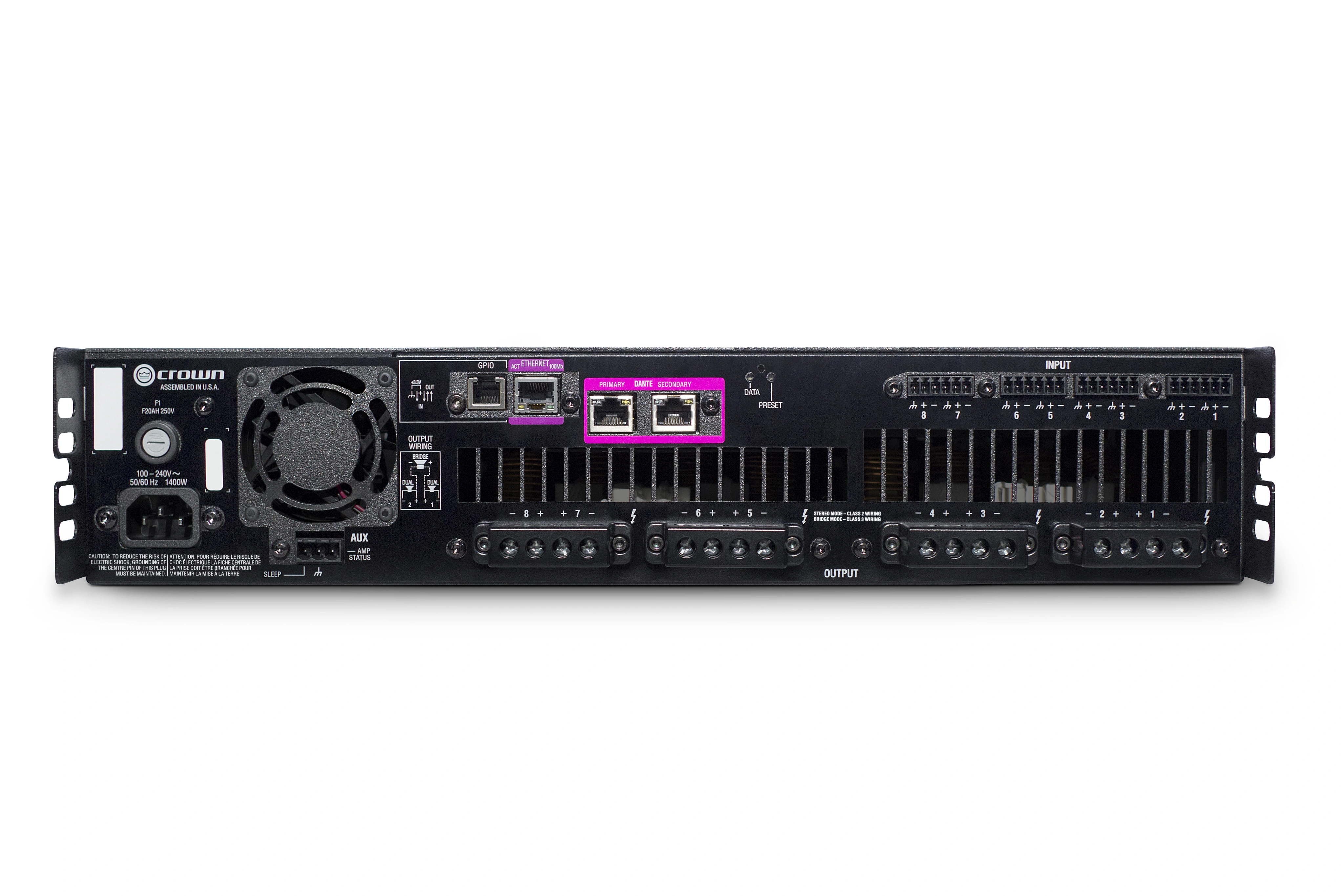 Crown DCi 8|300DA DriveCore Install Amplifier with Dante - view 2