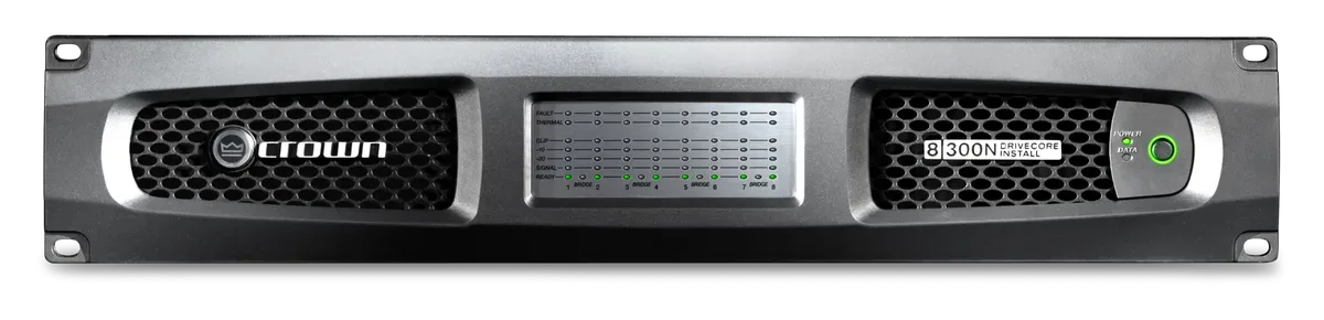 Crown DCi 8|300N DriveCore Install Amplifier with BLU link