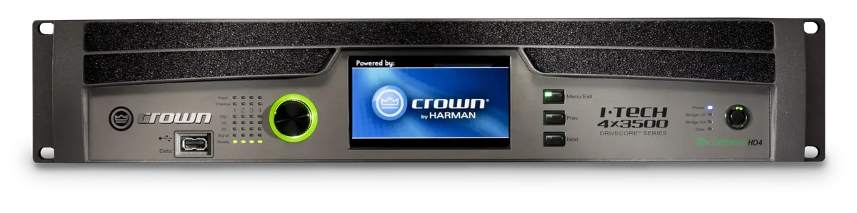 Crown I-Tech 4x3500HD Touring Amplifier