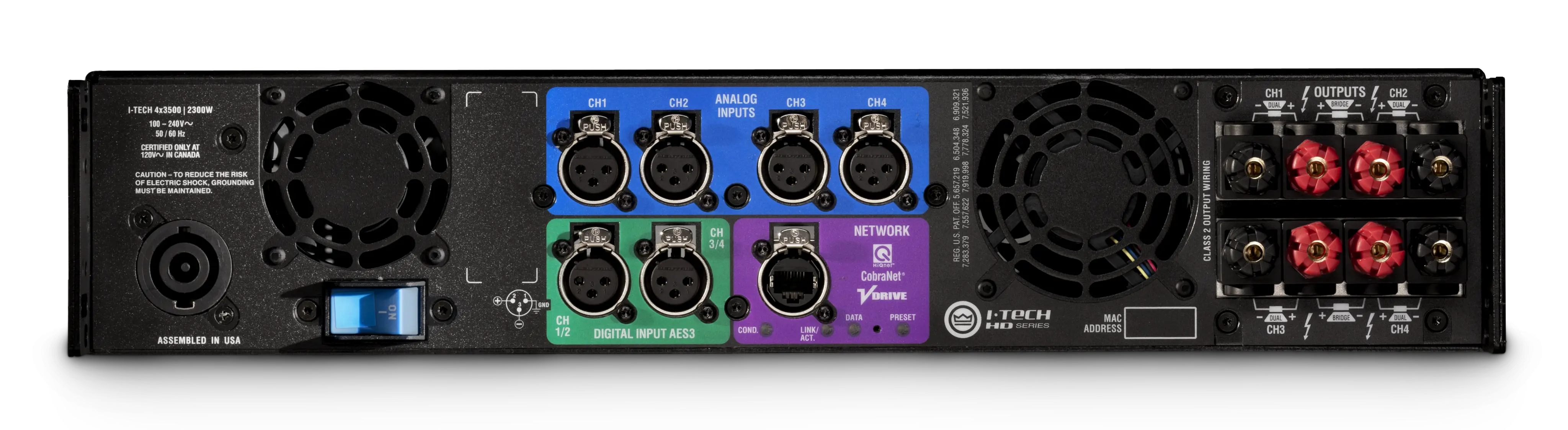 Crown I-Tech 4x3500HD Touring Amplifier - view 2