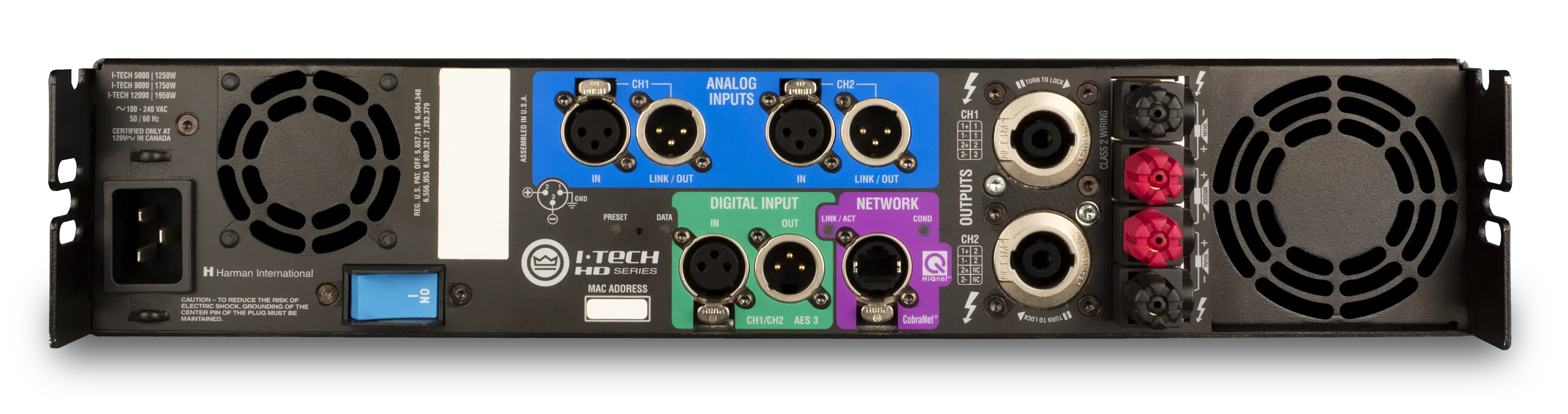 Crown I-Tech 5000HD Touring Amplifier - view 2