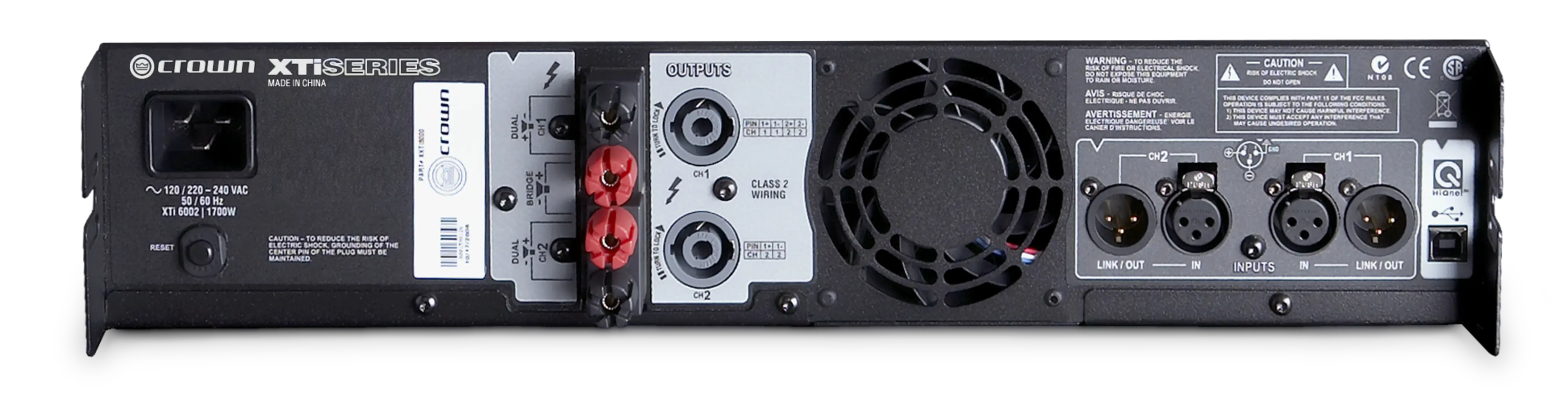 Crown XTi 6002 DriveCore Amplifier - view 2