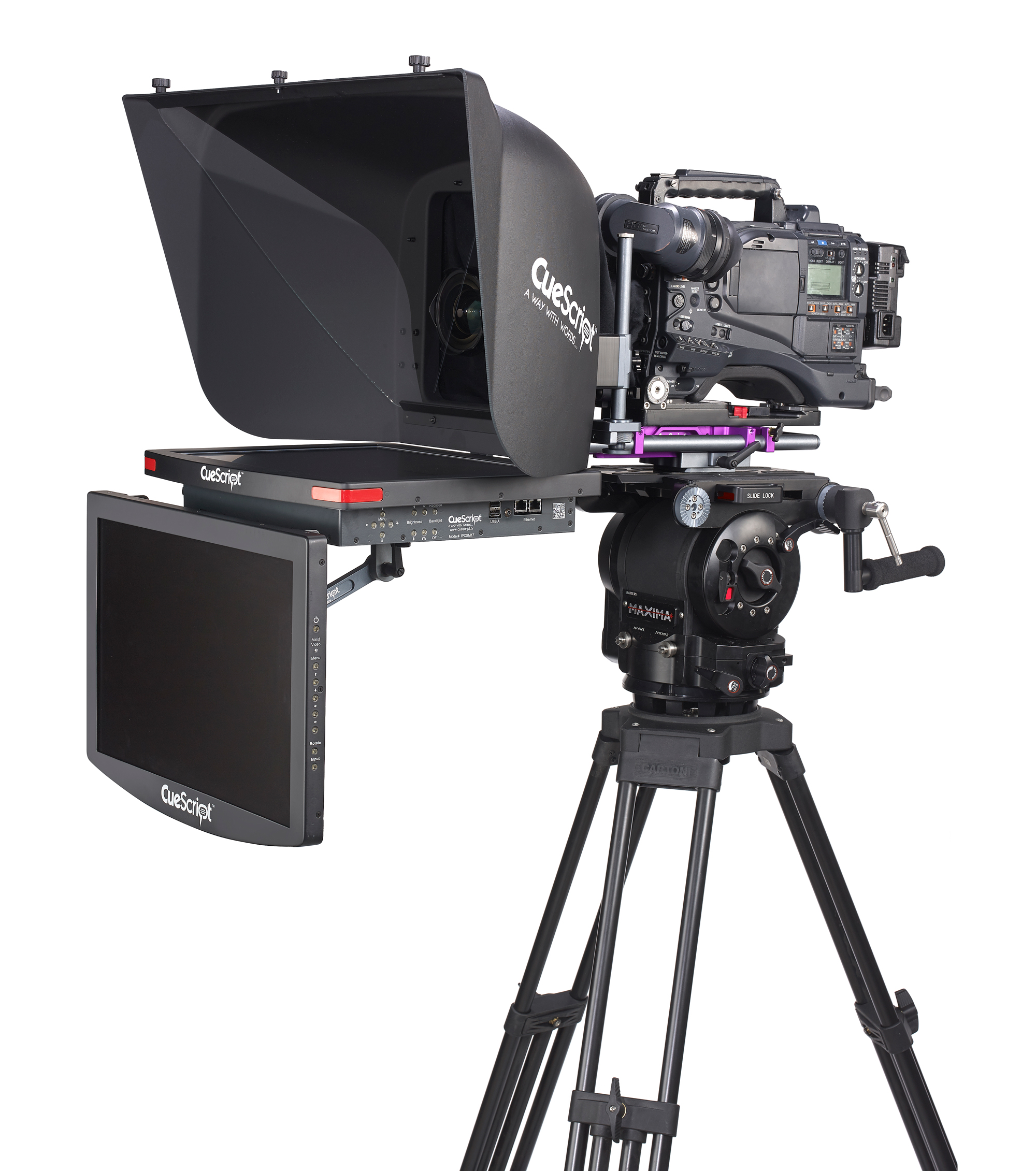 CueScript CSHM and CSHL Molded Teleprompter Hood - view 4
