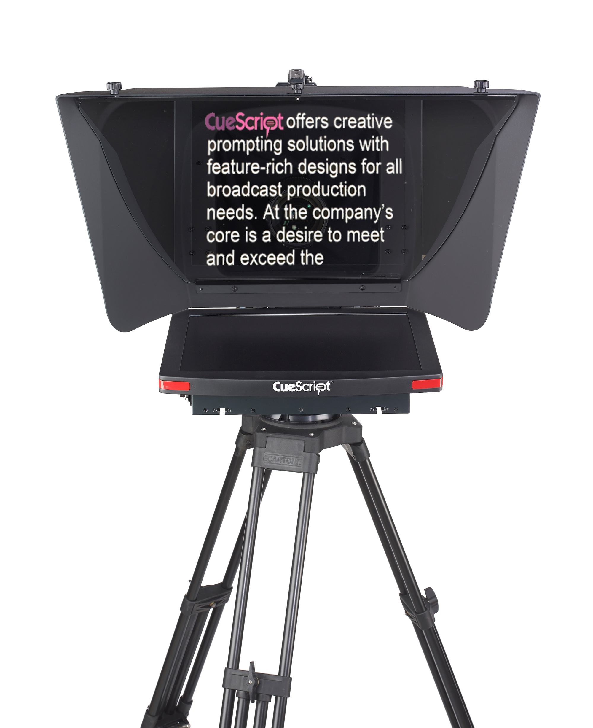 CueScript CSHM and CSHL Molded Teleprompter Hood - view 5