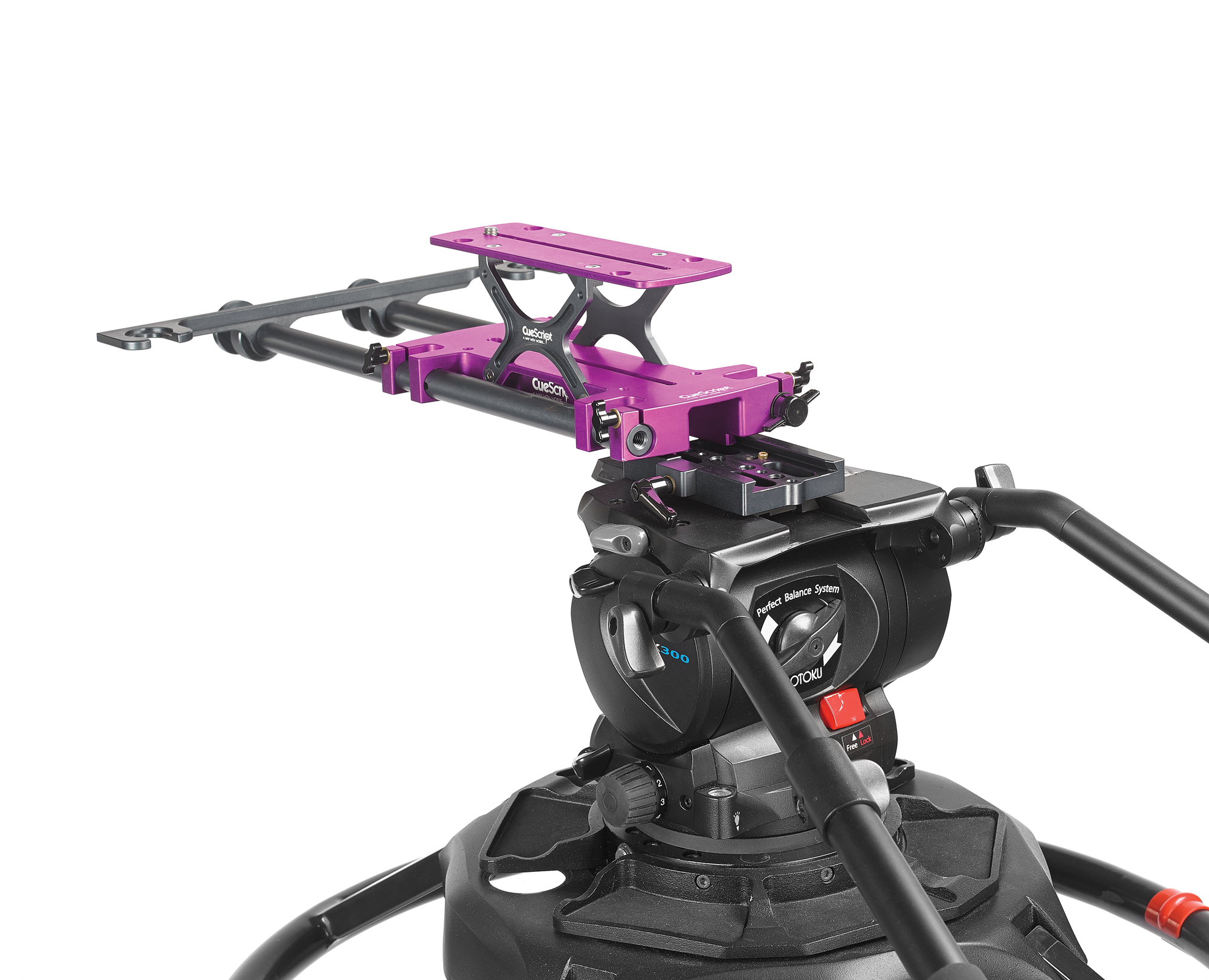 CueScript Mount Purple Plate - view 3
