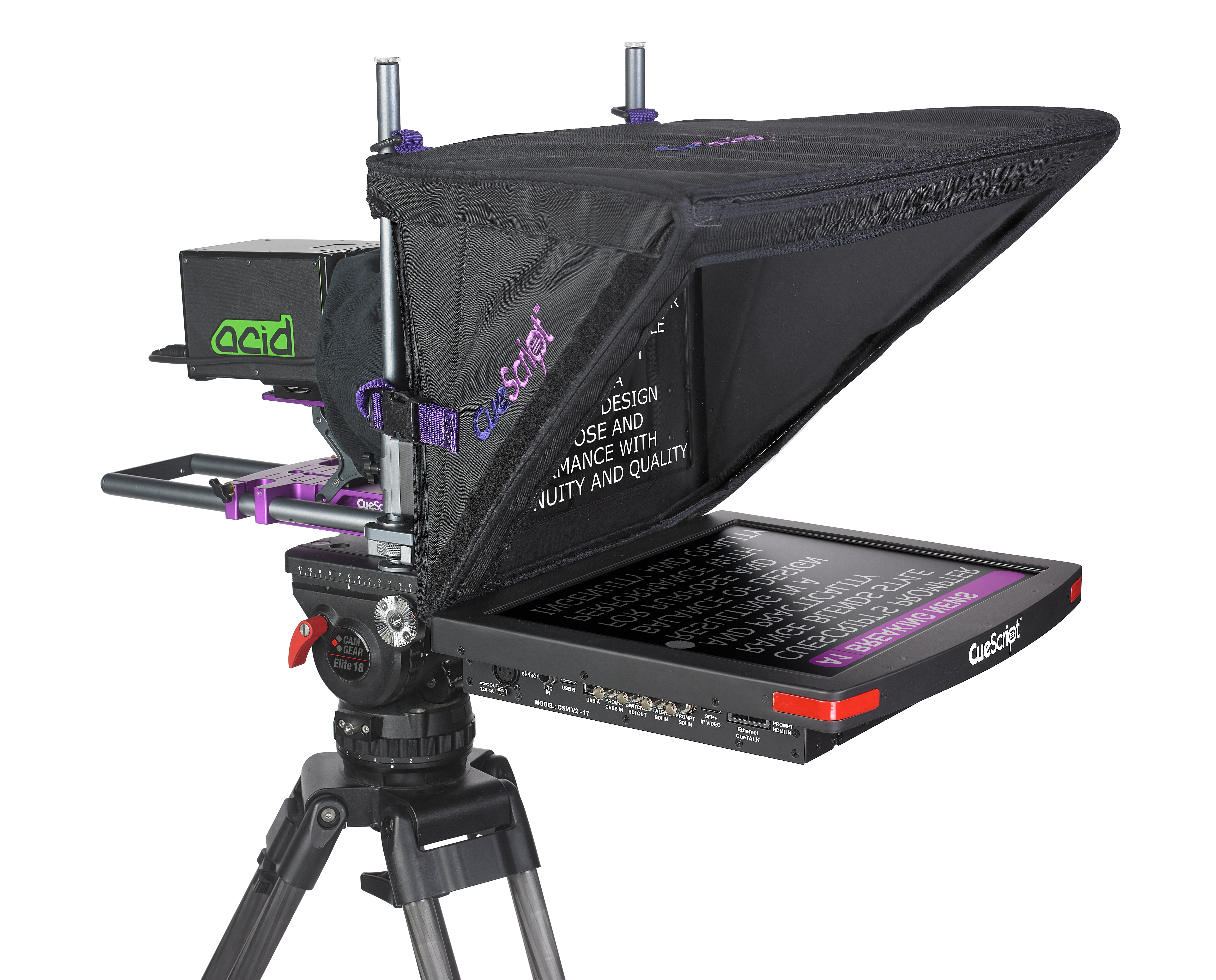 CueScript CSMV217 17-Inch IP-Enabled Prompter Monitor - view 4