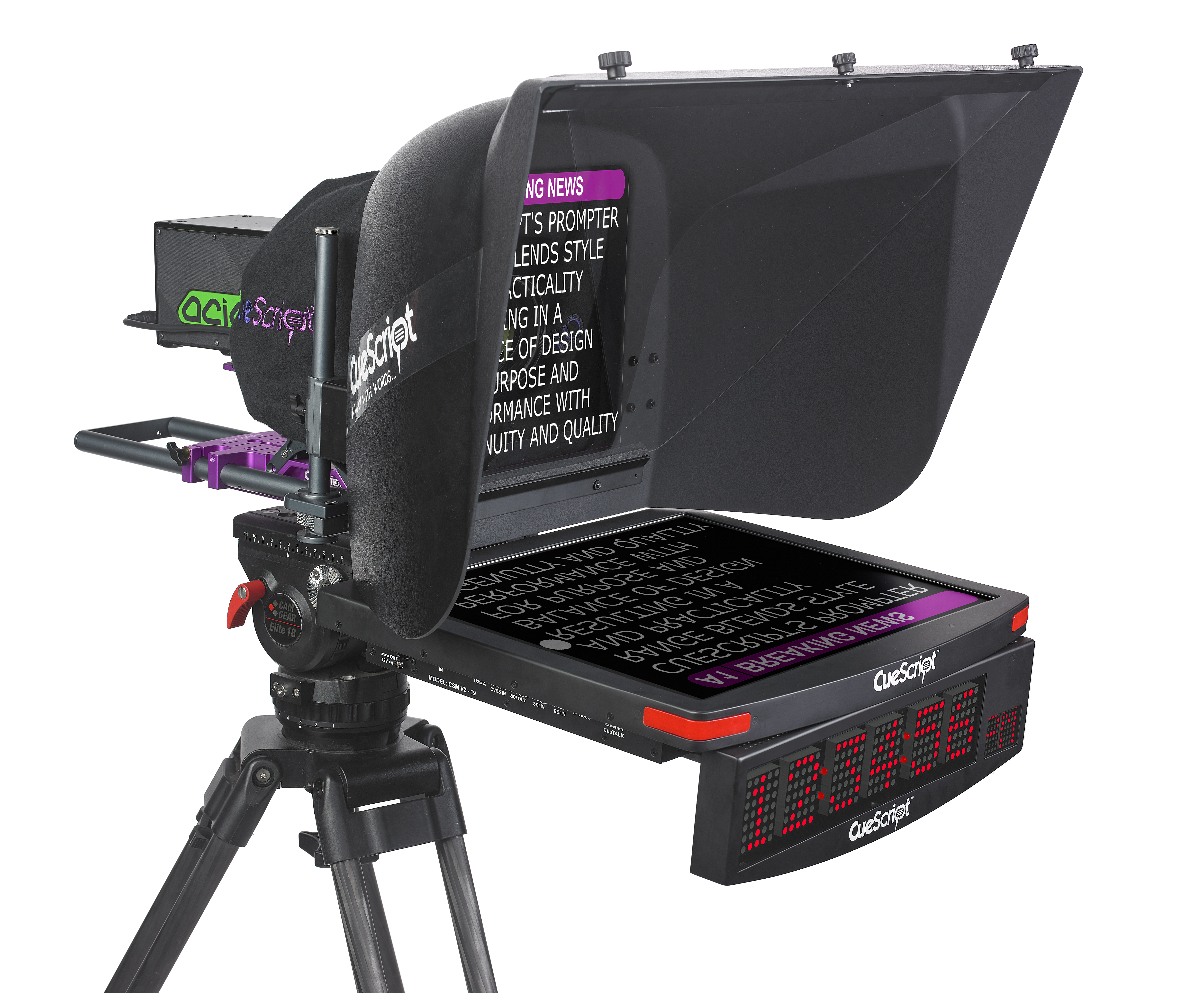 CueScript CSMV219 19-Inch IP-Enabled Prompter Monitor - view 3