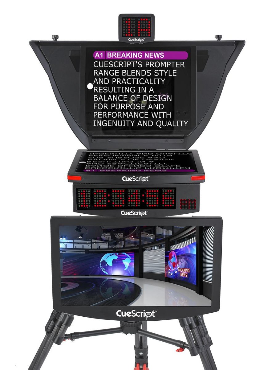 CueScript CSV2P22 22-Inch On-Camera Prompter System product image