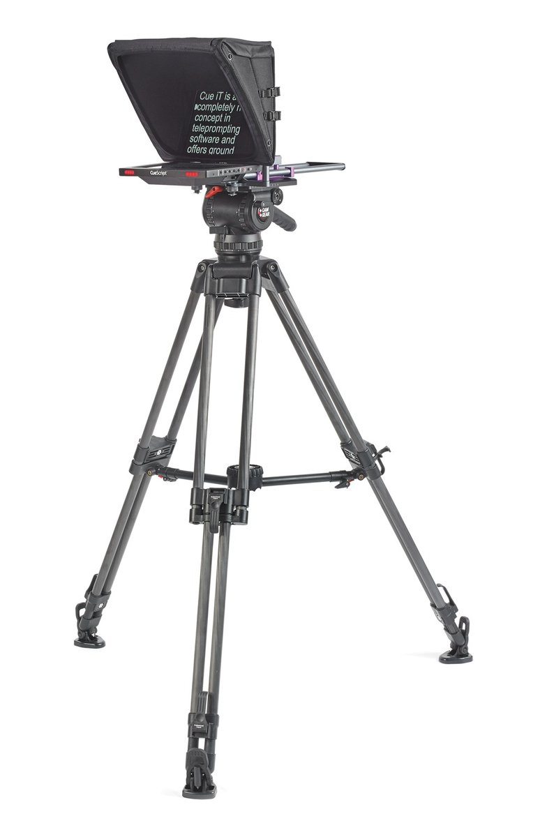 CueScript CSP10SHD 10.4-Inch Portable Prompter Package