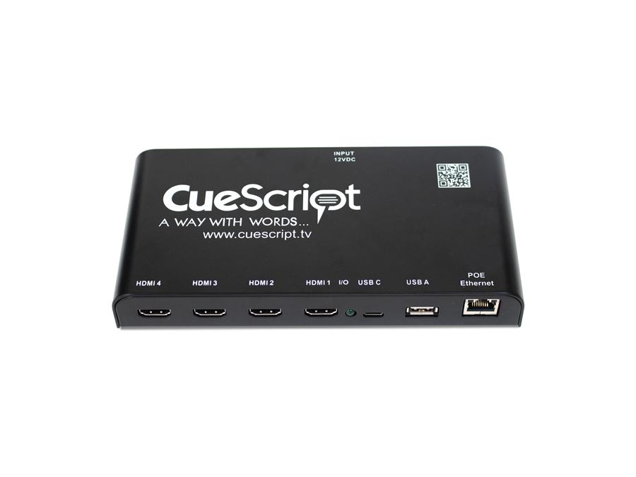CueScript CueVue Portable Prompter Rendering Engine