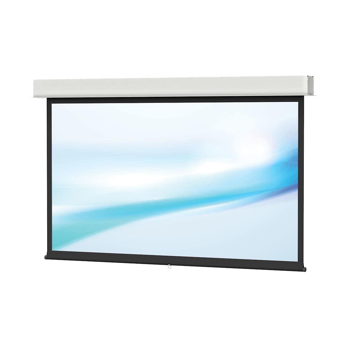Da-Lite Advantage Manual With CSR Ceiling Recessed Series Manual Projection Screen HDTV (16:9), High Contrast Matte White (non-tensioned)