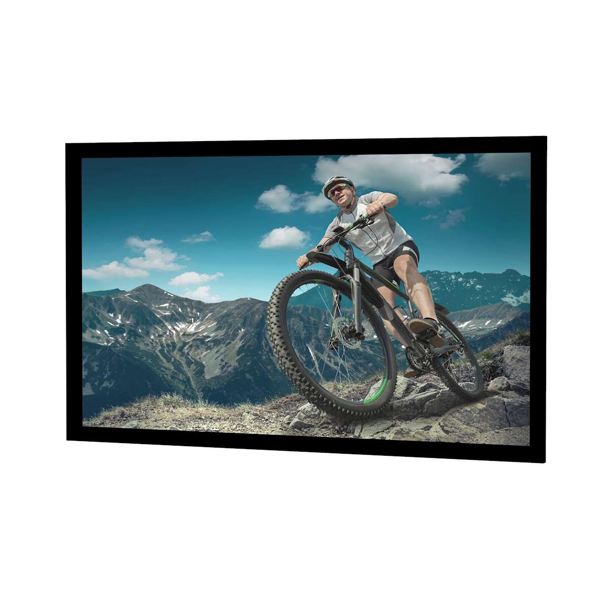 Da-Lite Cinema Contour Series Fixed-Frame Projection Screen Cinemascope (2.35:1), HD Progressive 1.1