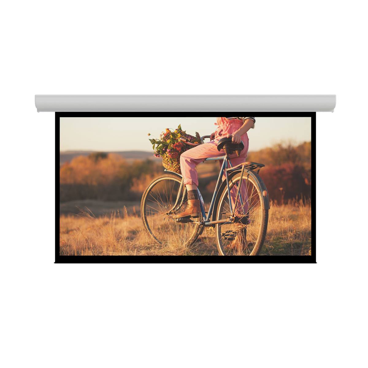 Da-Lite Contour Electrol Series Electric Projection Screen Wide (16:10), High Contrast Matte White (non-tensioned)