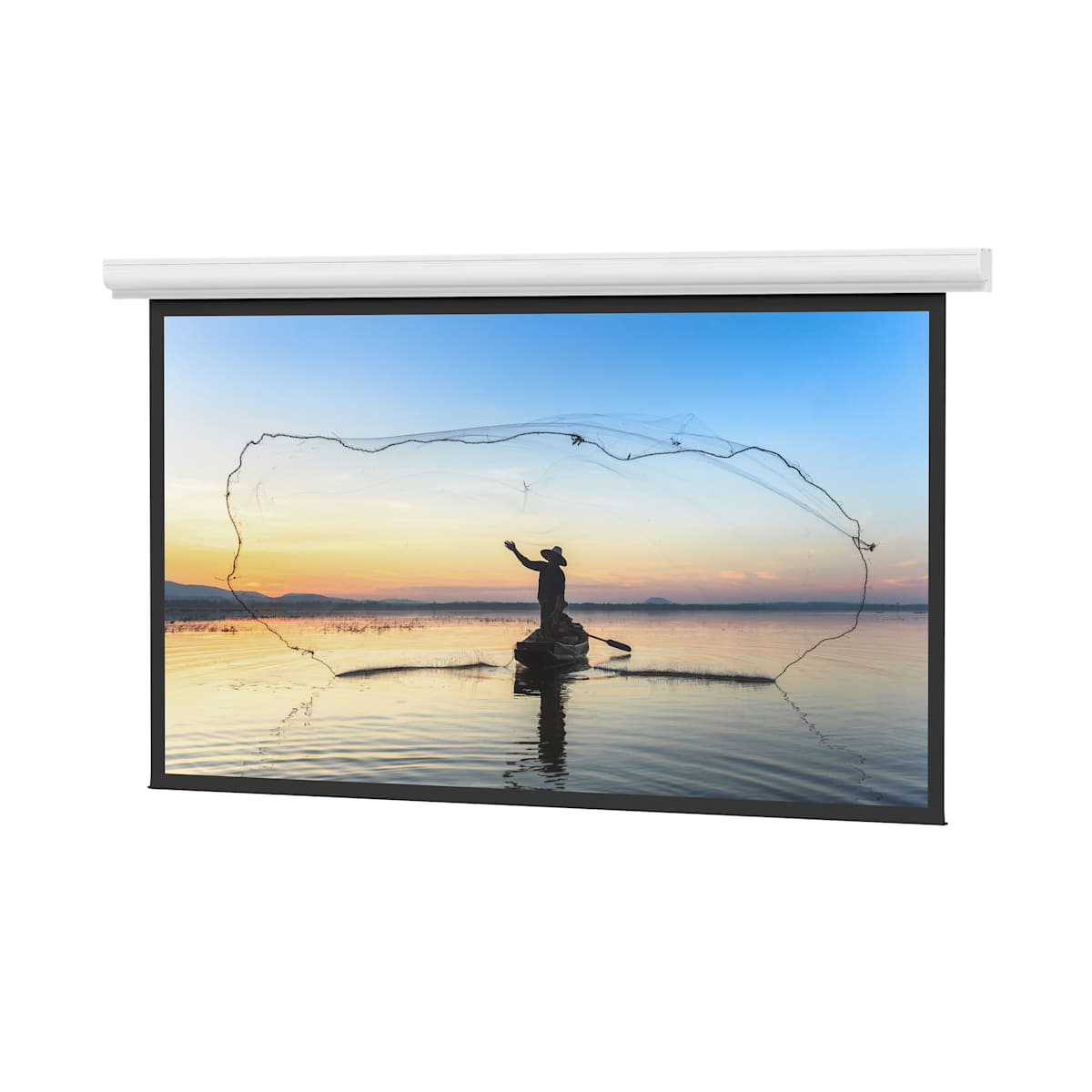 Da-Lite Designer Contour Electrol Series Electric Projection Screen Video (4:3), Matte White (non-tensioned) product image