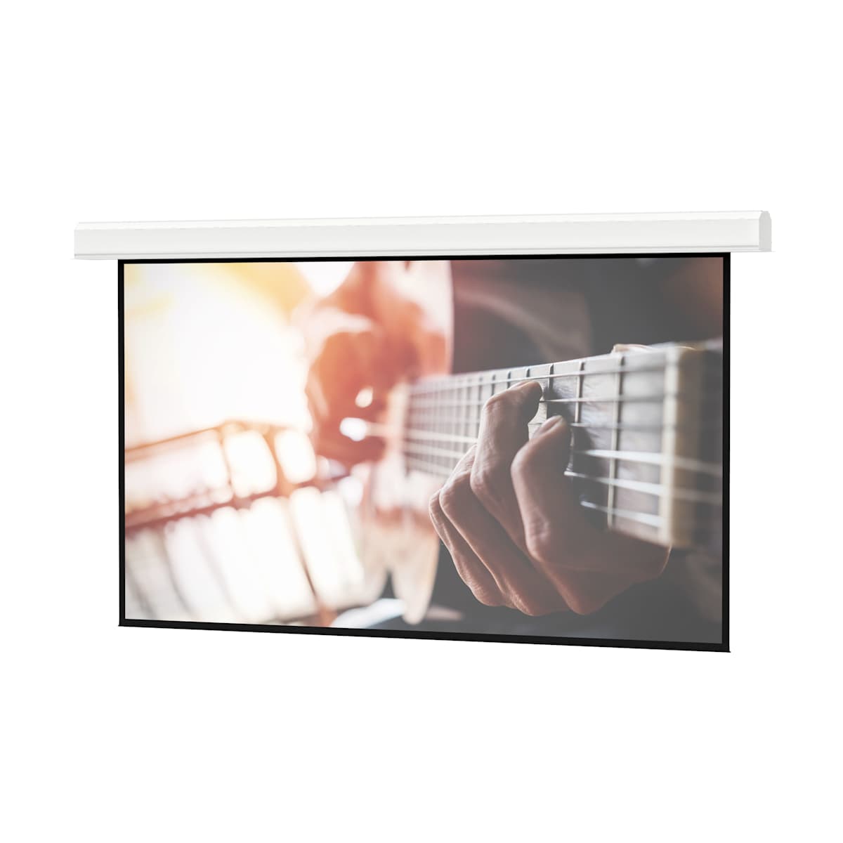 Da-Lite Advantage Series Ceiling-Recessed Electric Projection Screen Square, Matte White (non-tensioned) - view 3