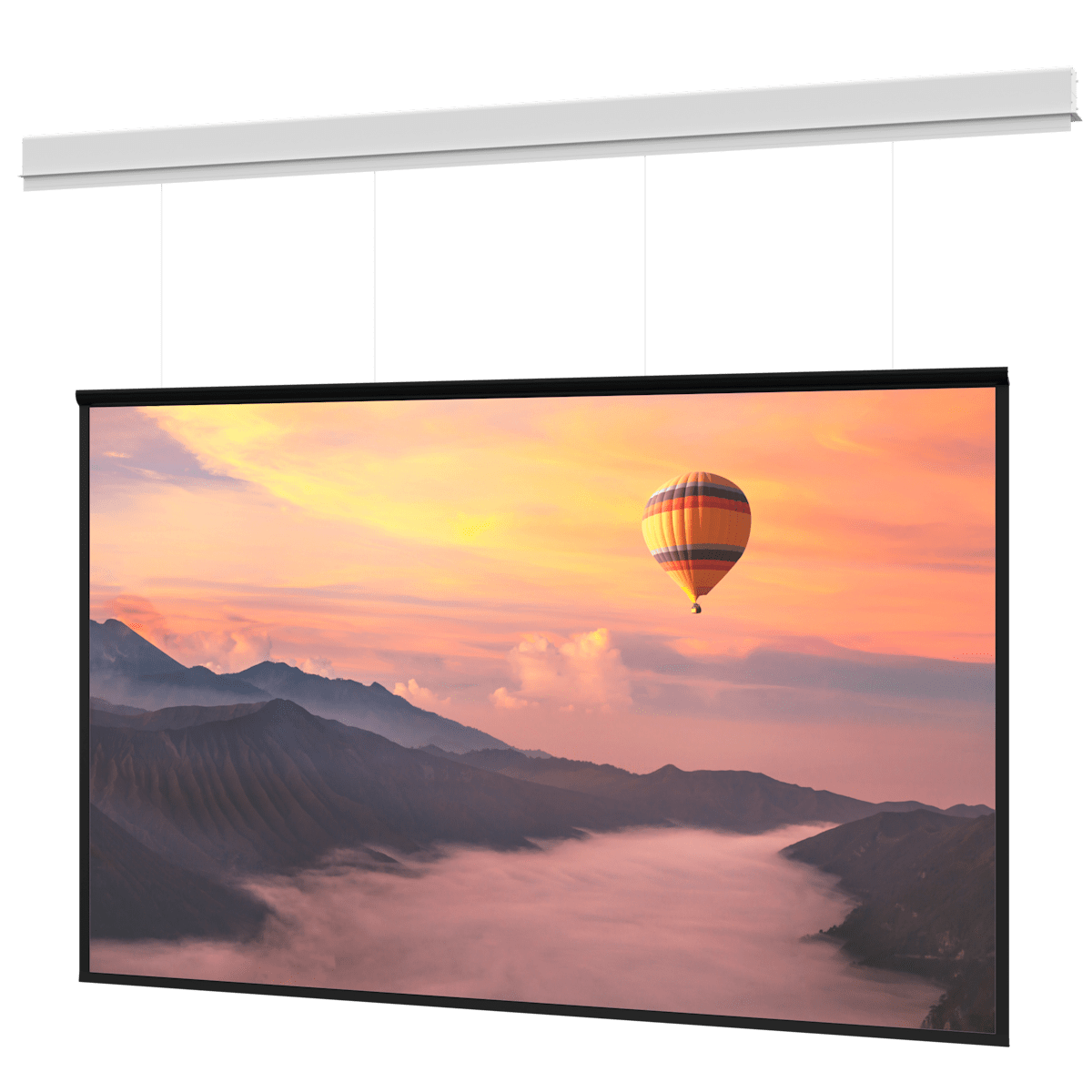 Da-Lite Myriad Conceal Series Ceiling-Recessed Electric Projection Screen HDTV (16:9), High Contrast Matte White (non-tensioned) - view 2