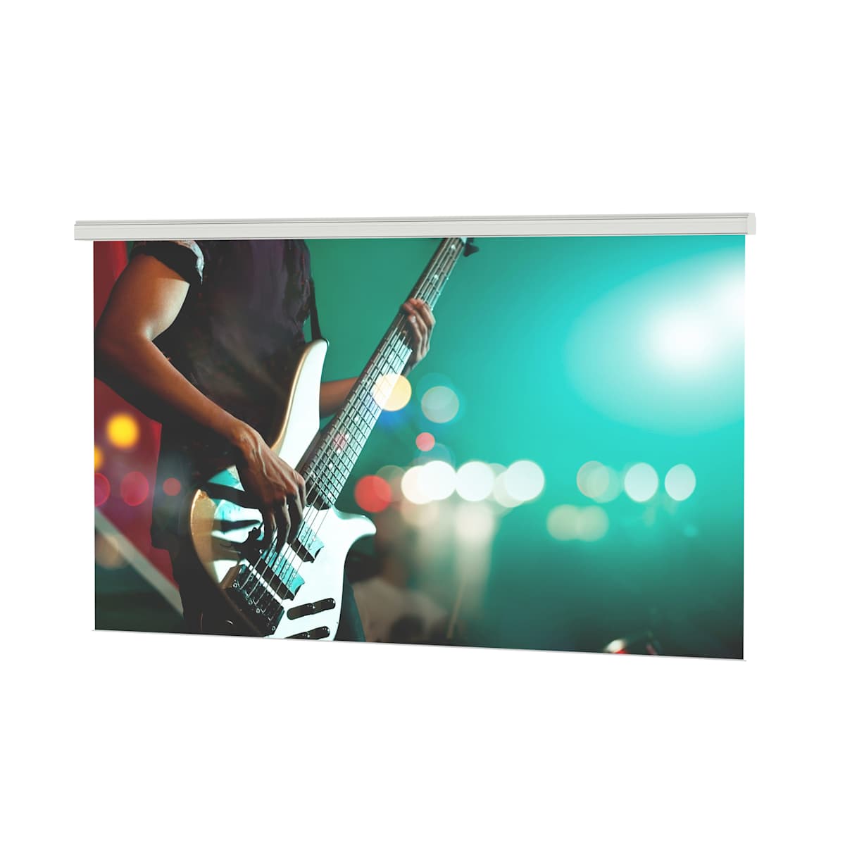 Studio Electrol Series Video (4:3), Perforated Matte White