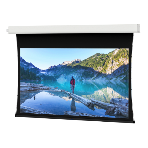 Tensioned Advantage Series Ceiling-Recessed Electric Projection Screen HDTV (16:9), Parallax Pure 0.8