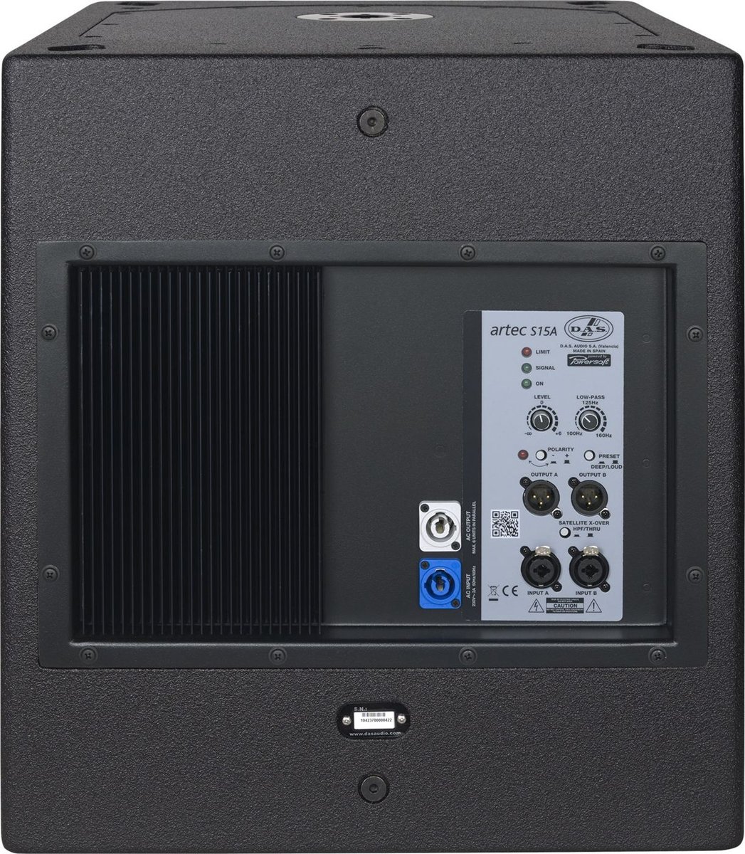 DAS Audio ARTEC-S15A Powered Subwoofer - view 2