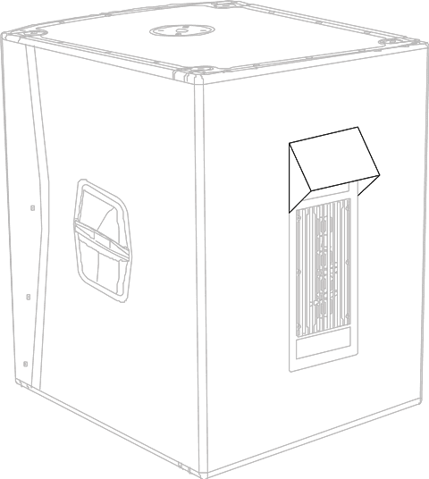 DBTechnologies RC MS12-SUBH Rain Cover for SUB 15H and SUB 18H