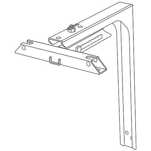 DBTechnologies WB-LP810V LVX P8 and LVX P10 Vertical Wall Bracket