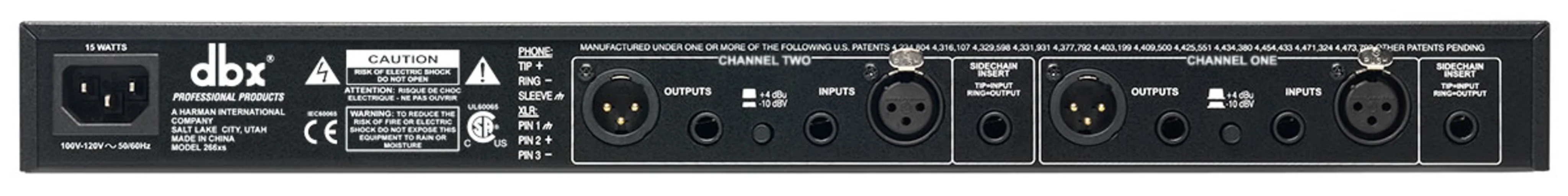 dbx 266xs Dual Compressor / Gate - view 2