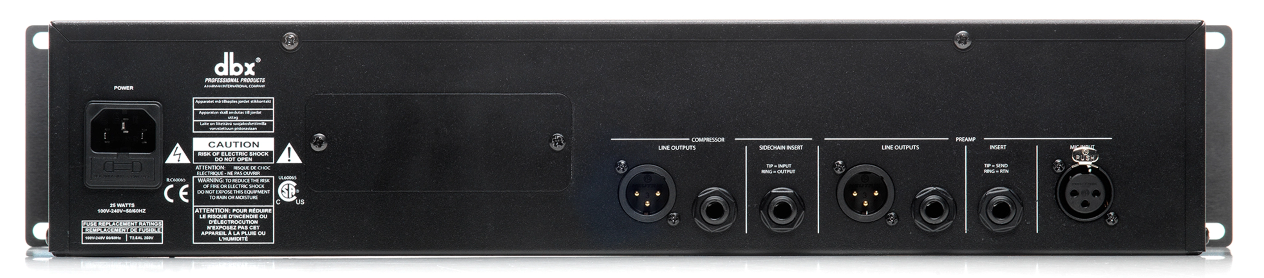 dbx 676 Tube Microphone Preamplifier / Channel Strip - view 2
