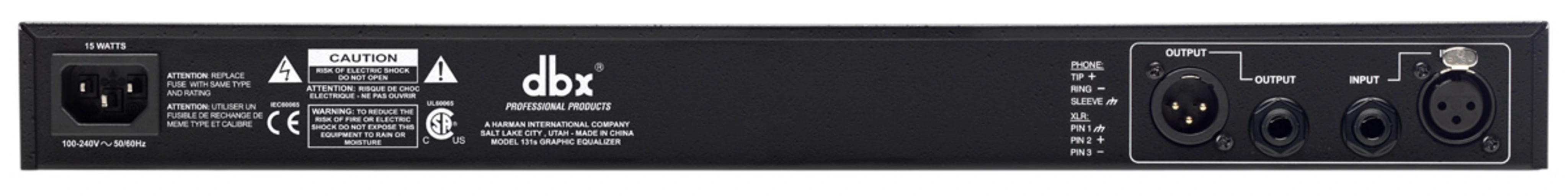 dbx Graphic Equalizer - view 3