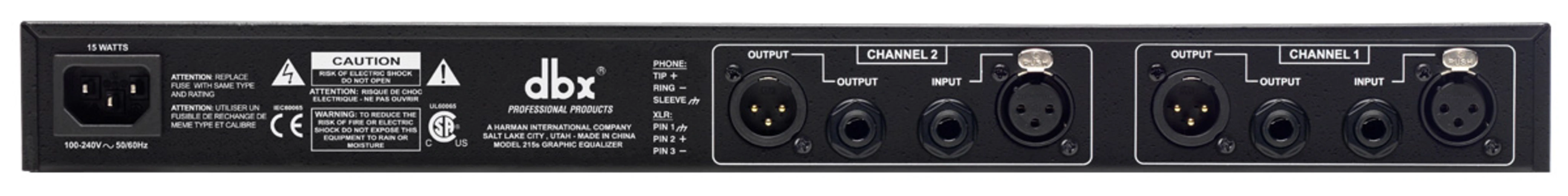 dbx Graphic Equalizer - view 4
