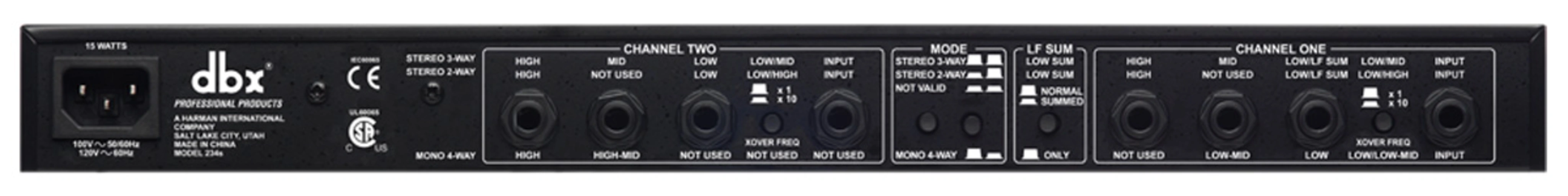 dbx Analog Loudspeaker Crossover - view 4
