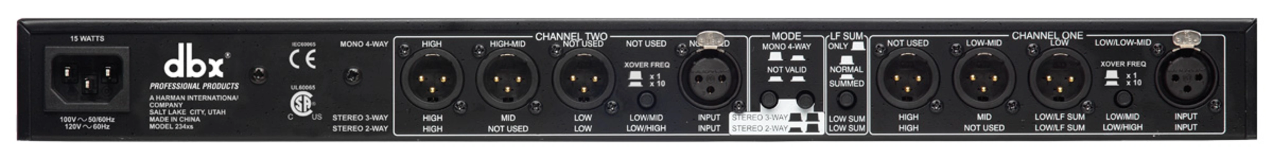dbx Analog Loudspeaker Crossover - view 5