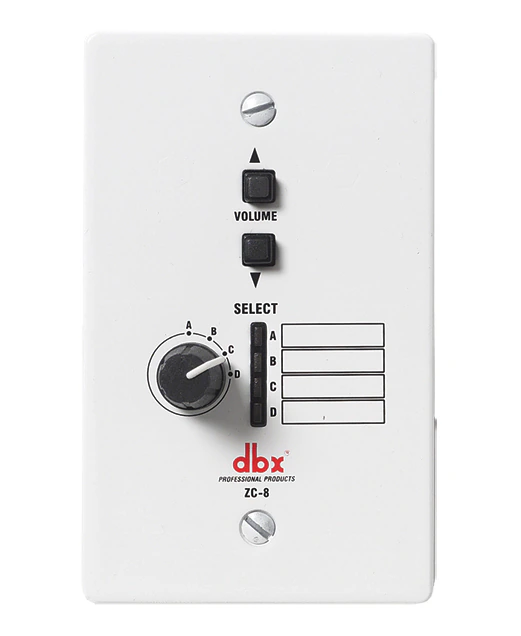 dbx ZC Wall-Mounted Zone Controller - view 5