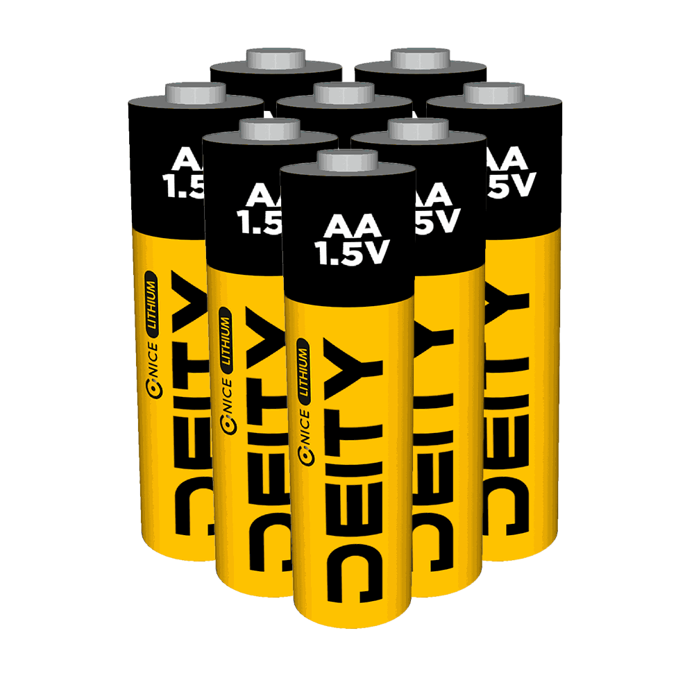 Deity Lithium AA Batteries, 8-Pack