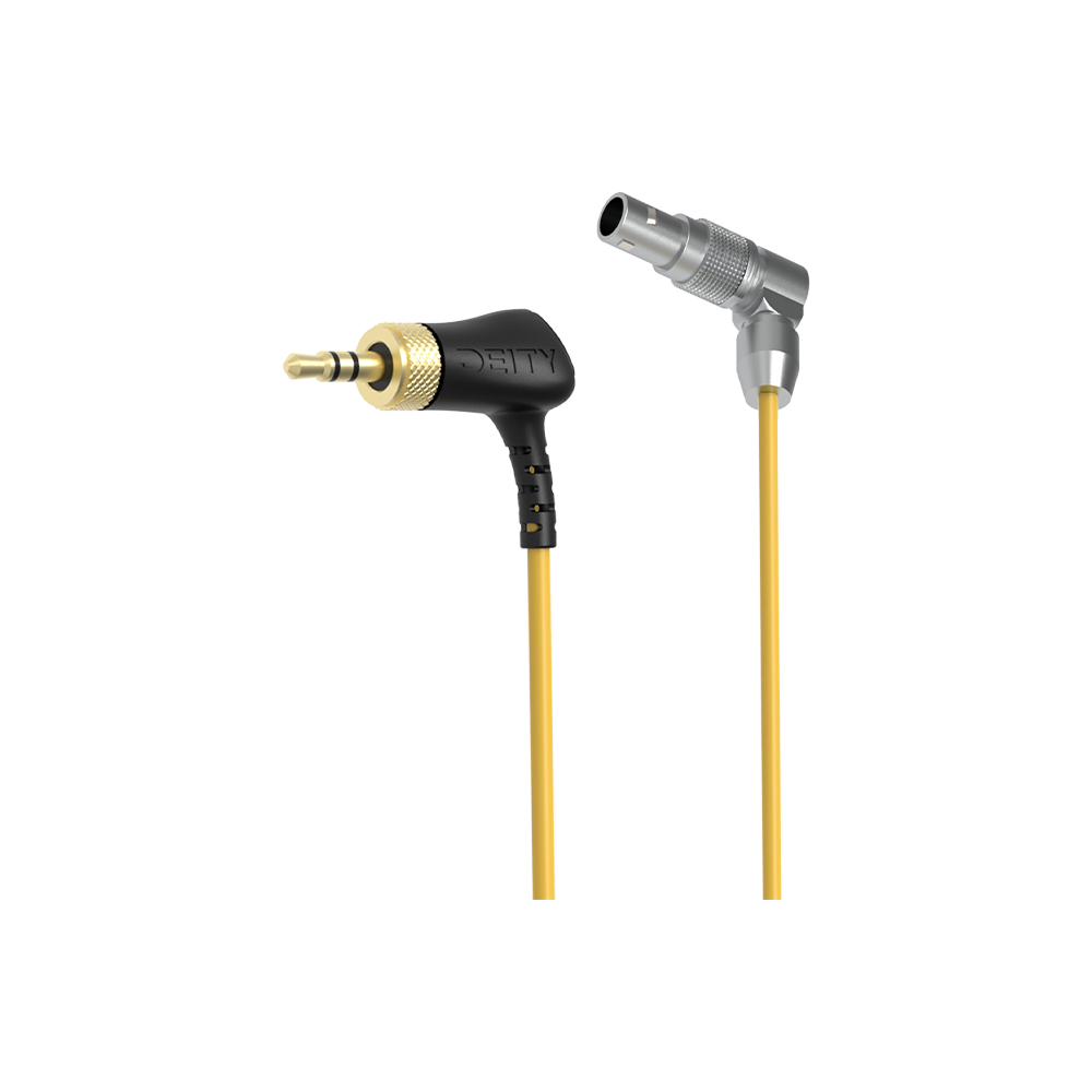 Deity C13 Locking 3.5mm to Right-Angle 5-Pin Timecode Cable