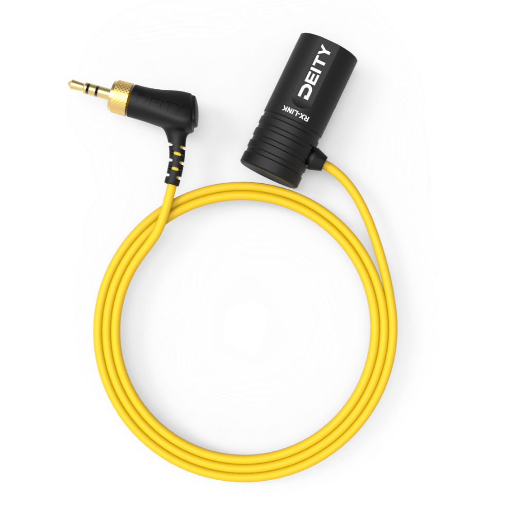 Deity RX-Link Locking 3.5mm to Right-Angle XLR Cable