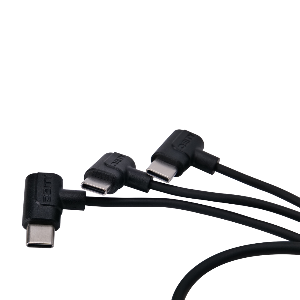 Deity SPD-HR3U 4-Pin Push-Power to Triple USB-C Cable - view 2