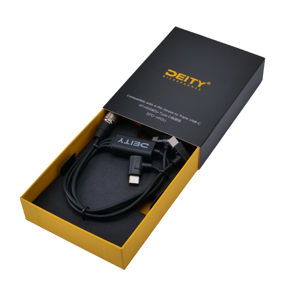 Deity SPD-HR3U 4-Pin Push-Power to Triple USB-C Cable - view 3