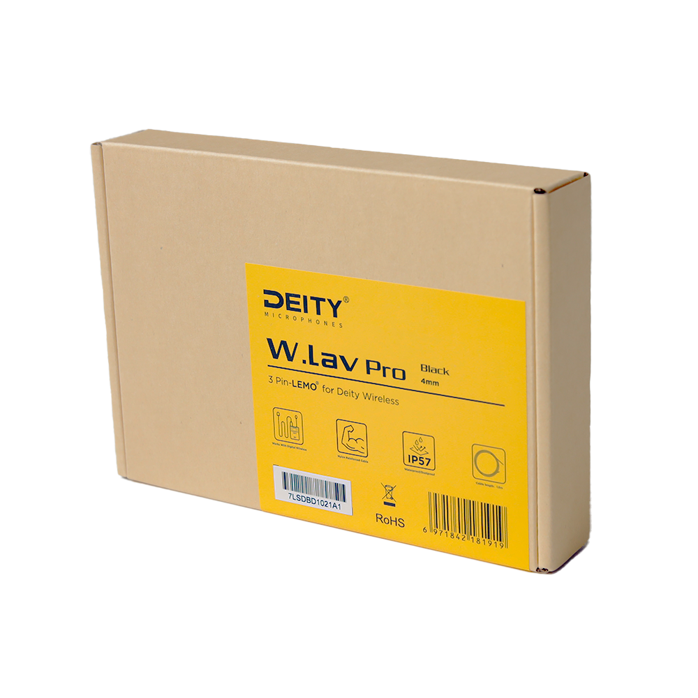 Deity W.Lav Pro Omnidirectional Lavalier Microphone, 3-Pin LEMO - view 3